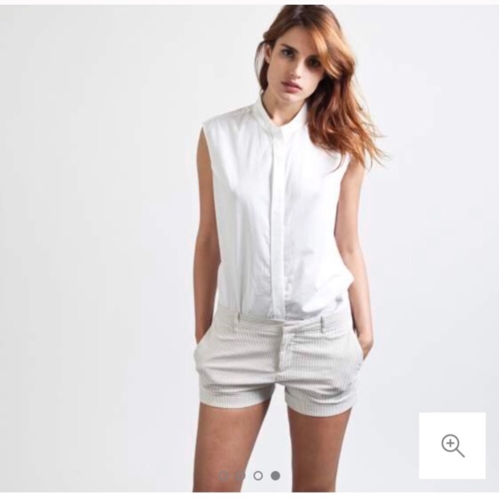 Everlane Sleeveless Poplin Blouse Sz XS